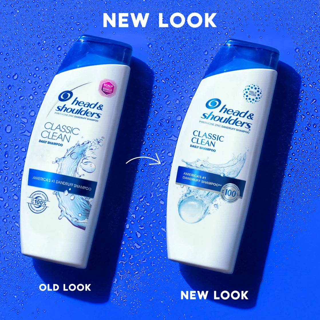 Head and Shoulders Dandruff Shampoo, Classic Clean, Travel Size, 3 Fl Oz