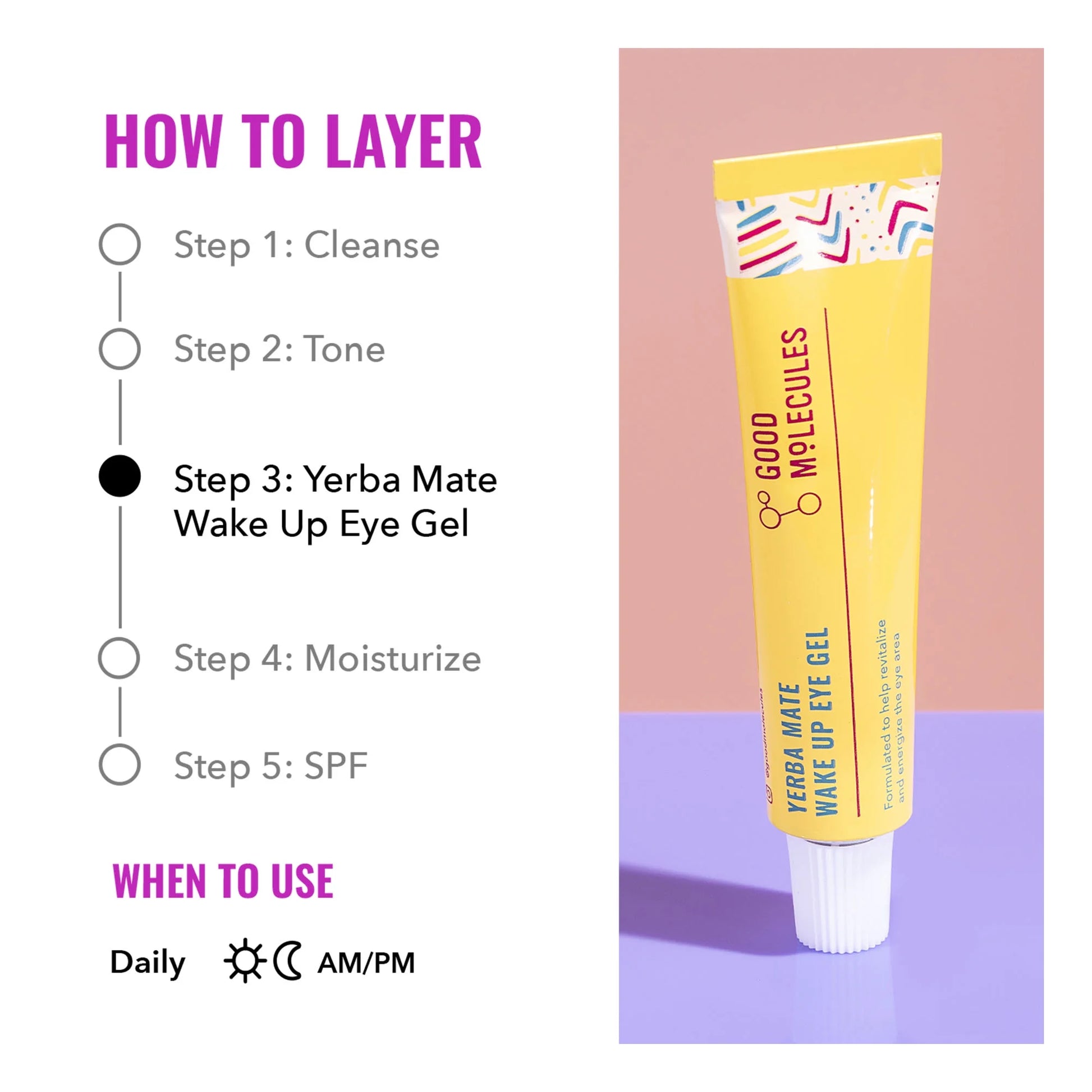 Yerba Mate Wake up Eye Gel - 0.5 Fl Oz
