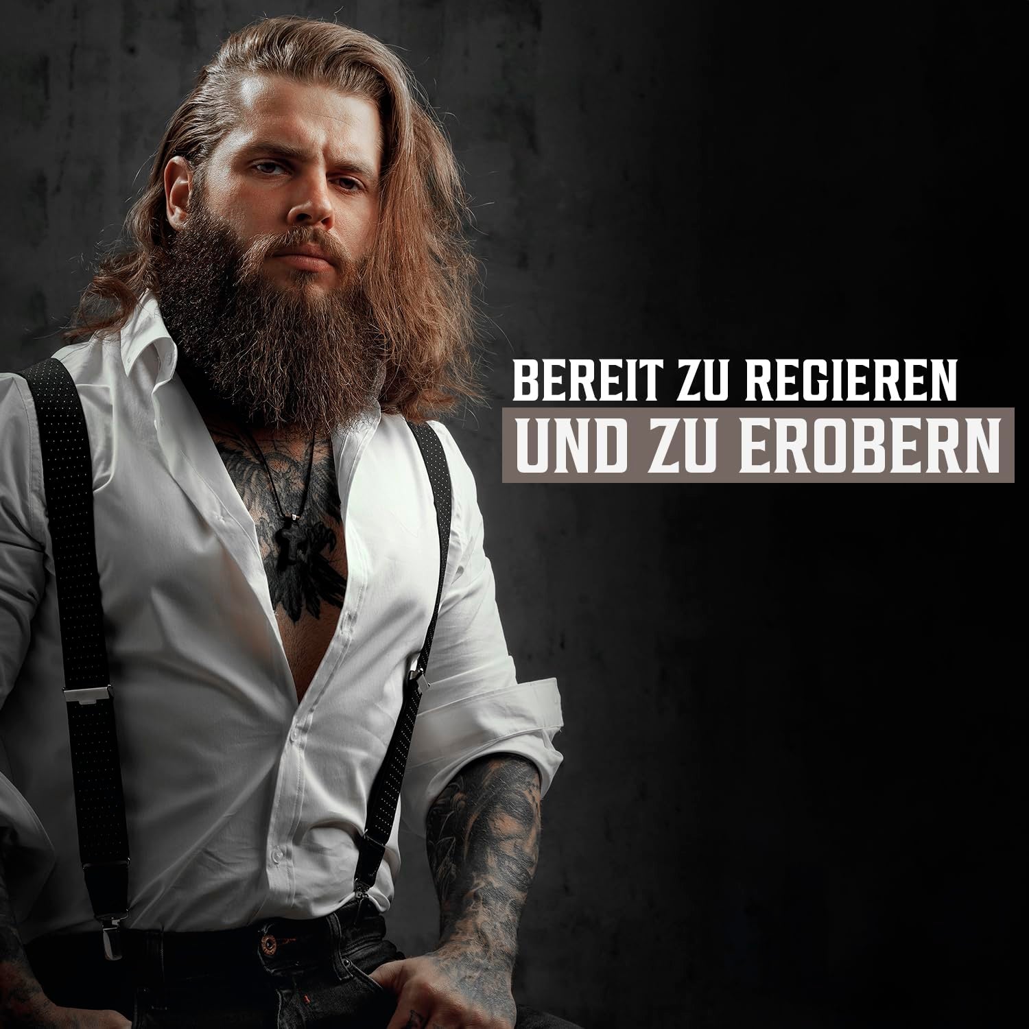 Viking Revolution Bart Shampoo & Conditioner Set - Erweicht, Glättet & Stärkt Den Bartwuchs - Natürlicher Pfefferminz- & Eukalyptusduft - Geschenke Für Männer - 2 X 500 Ml