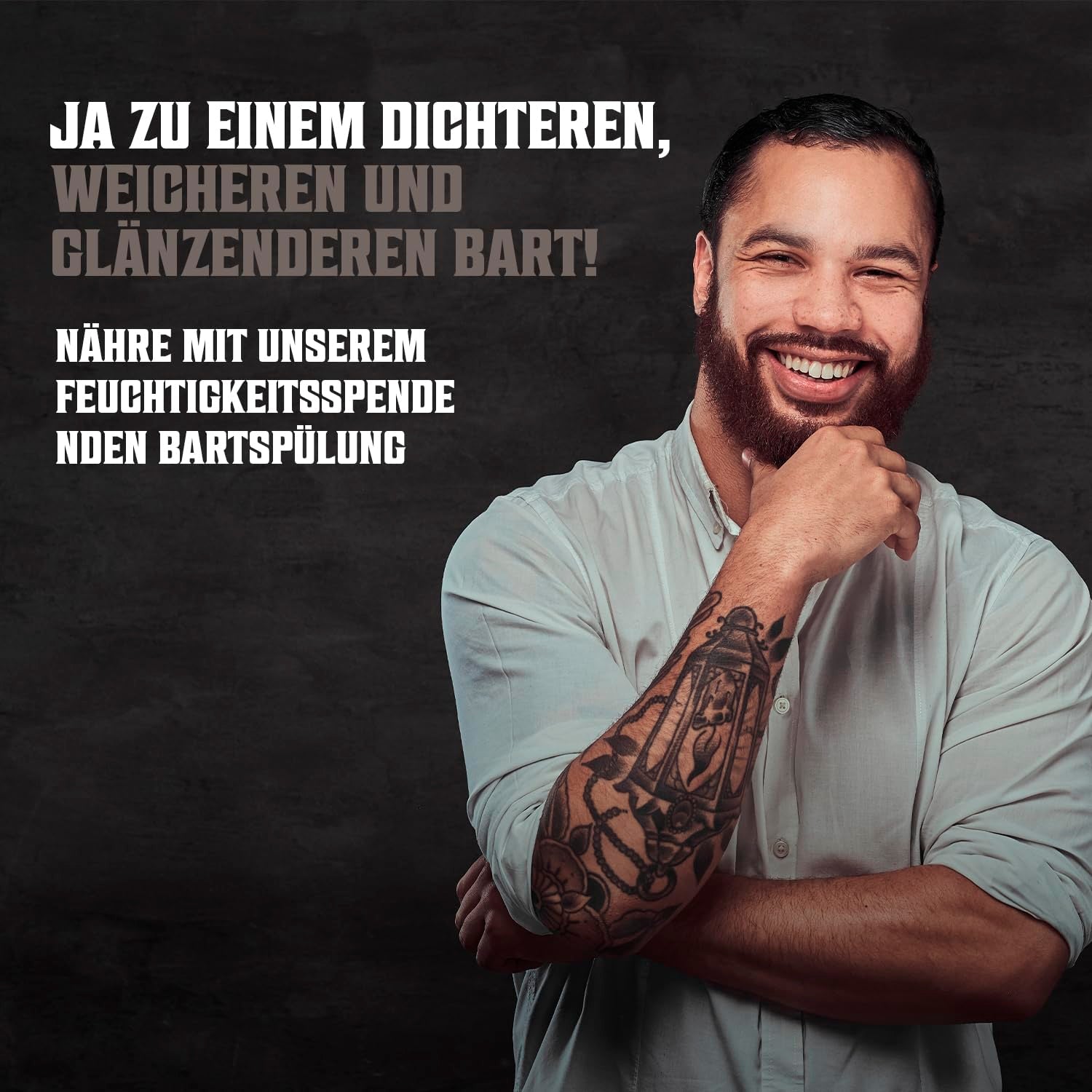 Viking Revolution Bart Shampoo & Conditioner Set - Erweicht, Glättet & Stärkt Den Bartwuchs - Natürlicher Pfefferminz- & Eukalyptusduft - Geschenke Für Männer - 2 X 500 Ml