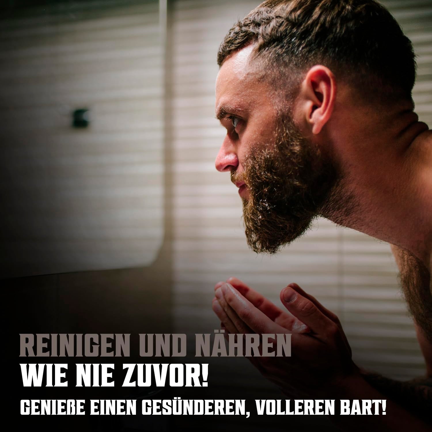 Viking Revolution Bart Shampoo & Conditioner Set - Erweicht, Glättet & Stärkt Den Bartwuchs - Natürlicher Pfefferminz- & Eukalyptusduft - Geschenke Für Männer - 2 X 500 Ml